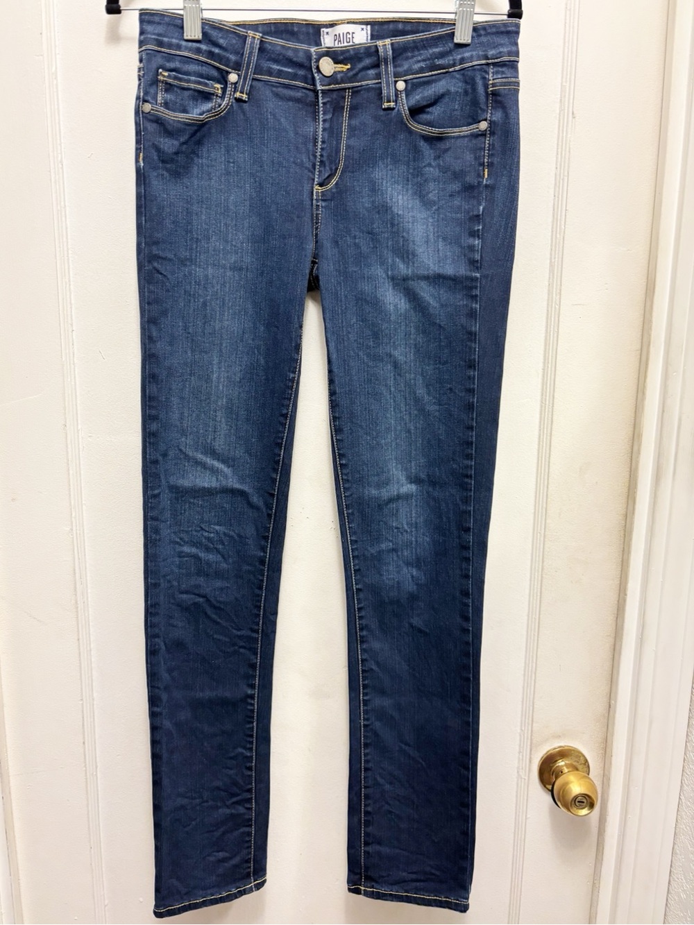 Paige Skyline Skinny Jeans Maggie Wash Size 28